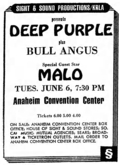 Deep Purple / Bull Angus / Malo on Jun 6, 1972 [284-small]