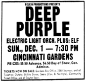 Deep Purple / Electric Light Orchestra / Elf on Dec 1, 1974 [286-small]