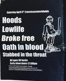 Hoods / Lowlife / Broke Free / Oath In Blood / Stabbed in the Throat on Apr 5, 2003 [297-small]
