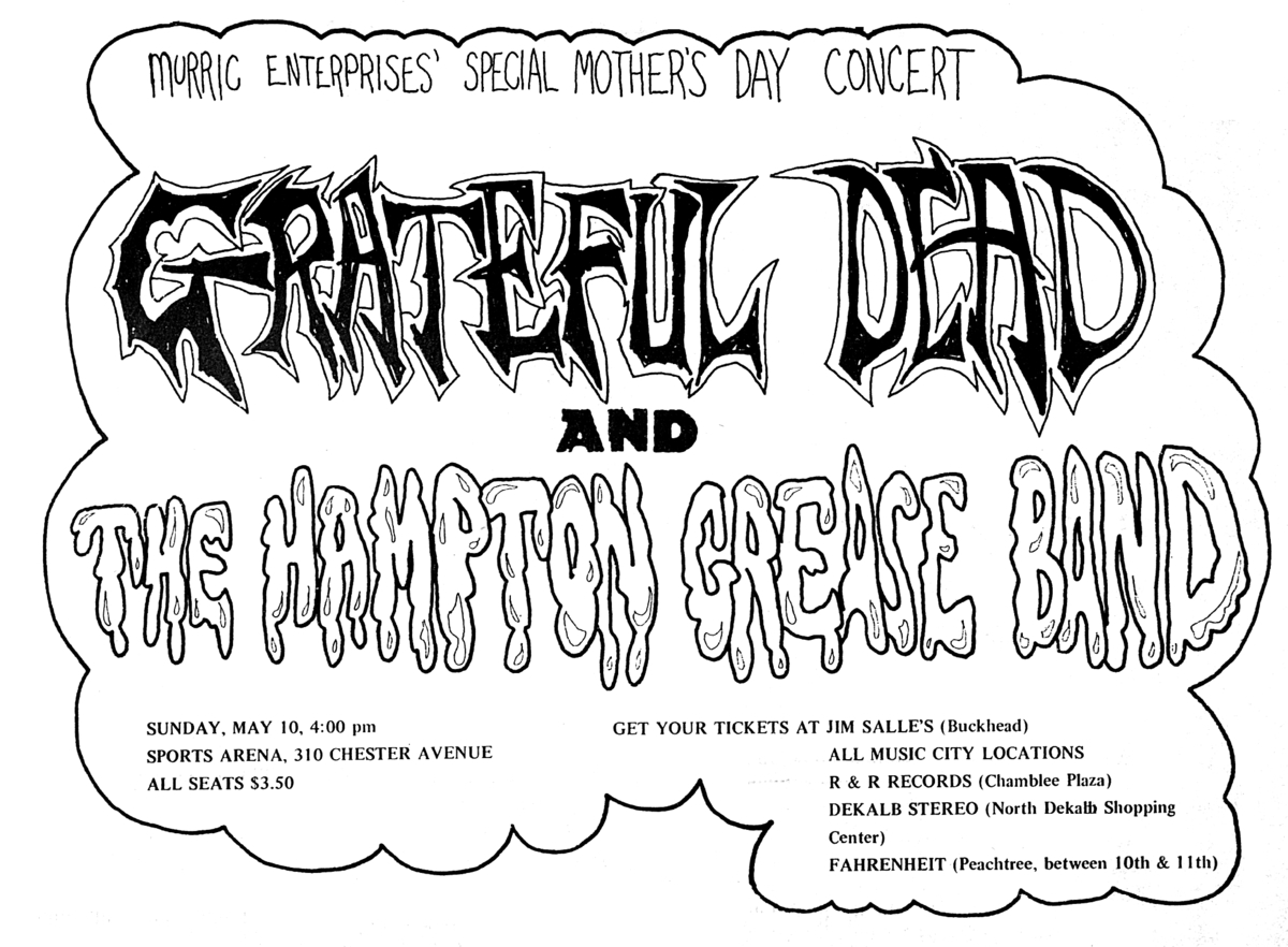May 10, 1970 Grateful Dead / Hampton Grease Band at State