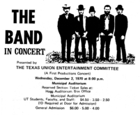 The Band on Dec 2, 1970 [360-small]