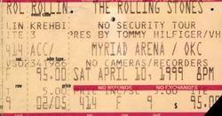 tags: The Rolling Stones, Jonny Lang, Oklahoma City, Oklahoma, United States, Ticket - The Rolling Stones / Jonny Lang on Apr 10, 1999 [384-small]