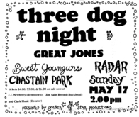 Three Dog Night / Radar / Sweet Younguns / Great Jones on May 17, 1970 [405-small]