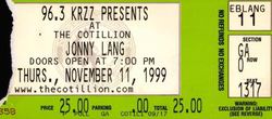 tags: Jonny Lang, Wichita, Kansas, United States, Ticket, The Cotillion - Jonny Lang on Nov 11, 1999 [435-small]