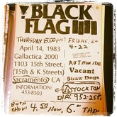Black Flag / The Dicks / The Nig-Heist / The Authorties / Straw Dogs / Vacant on Apr 14, 1983 [461-small]