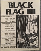 Black Flag / The Dicks / The Nig-Heist / The Authorties / Straw Dogs / Vacant on Apr 14, 1983 [462-small]