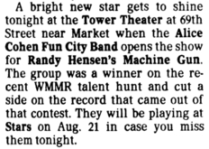 Randy Hansen / Alice Cohen Fun City Band on Aug 8, 1979 [508-small]