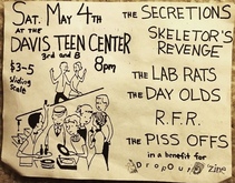 Secretions / Skeletor's Revenge / Lab Rats / The Day Olds / R.F.R. / The Piss Offs on May 4, 1996 [522-small]