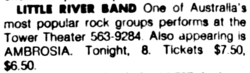 Little River Band / Ambrosia on Jan 5, 1979 [586-small]