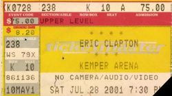 tags: Eric Clapton, Kansas City, Missouri, United States, Ticket, Kemper Arena - Eric Clapton on Jul 28, 2001 [811-small]
