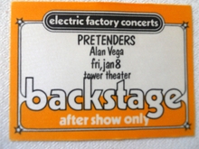 The Pretenders / Alan Vega on Jan 7, 1982 [912-small]