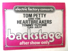 Tom Petty And The Heartbreakers / tommy tutone on Jul 8, 1980 [917-small]
