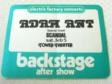 Adam Ant / Scandal on Feb 5, 1983 [953-small]