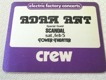 Adam Ant / Scandal on Feb 5, 1983 [954-small]