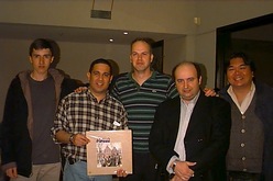Proudly showing off my autographed LP, Focus / Violeta de Outono on Nov 8, 2002 [974-small]