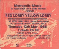 Red Lorry Yellow Lorry / Christian Death / The Jilted Brides on May 12, 1988 [011-small]