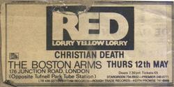 Red Lorry Yellow Lorry / Christian Death / The Jilted Brides on May 12, 1988 [012-small]
