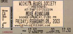 tags: Mike Finnigan, Wichita, Kansas, United States, Ticket, The Cotillion - Mike Finnigan on Feb 28, 2003 [118-small]