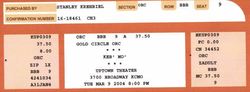tags: Keb' Mo', Boston, Massachusetts, United States, Ticket, Uptown Theater - Keb' Mo' / Kaki King on Mar 9, 2004 [152-small]
