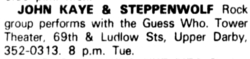 Steppenwolf / The Guess Who on Jun 10, 1986 [249-small]