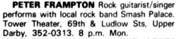 Peter Frampton / Smash Palace on Jun 16, 1986 [250-small]