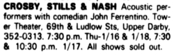 Crosby, Stills & Nash on Jan 15, 1987 [263-small]