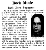 James Taylor / Carole King / Jo Mama on Feb 28, 1971 [596-small]