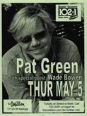 tags: Wichita, Kansas, United States, Gig Poster, The Cotillion - pat Green / Wade Bowen on May 5, 2005 [607-small]