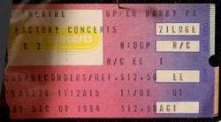 U2 / The Waterboys on Dec 1, 1984 [664-small]