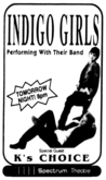 Indigo Girls / K choice on Dec 3, 1994 [721-small]
