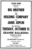 janis joplin / Big Brother And The Holding Company on Oct 15, 1968 [995-small]