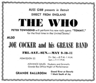 The Who / Joe Cocker on May 10, 1969 [999-small]