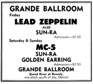 Led Zeppelin / Sun Ra / Golden Earring on May 16, 1969 [095-small]