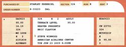 tags: Dallas, Texas, United States, Ticket, American Airlines Center - Eric Clapton / Steve Winwood on Jun 23, 2009 [196-small]