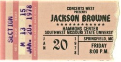 Jackson Browne With David Lindley / Karla Bonoff on Jan 20, 1978 [234-small]