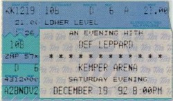 Def Leppard on Dec 19, 1992 [250-small]