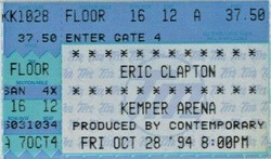 Eric Clapton / Jimmie Vaughan on Oct 28, 1994 [257-small]