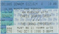 Chris Duarte / Big Sugar on Sep 29, 1995 [261-small]