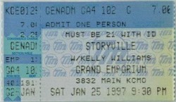 Storyville / Kelly Williams Band on Jan 25, 1997 [270-small]