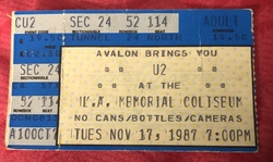U2 / Pretenders / The BoDeans / The Dalton Brothers on Nov 17, 1987 [323-small]