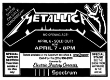 Metallica on Apr 6, 1992 [399-small]
