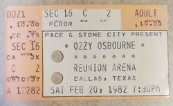 Ozzy Osbourne / UFO / Starfighter on Feb 20, 1982 [413-small]
