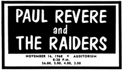 Paul Revere & The Raiders on Nov 16, 1968 [470-small]