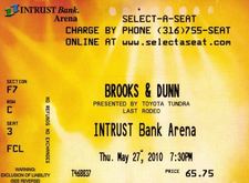 tags: Wichita, Kansas, United States, Ticket, Intrust Bank Arena  - Brooks & Dunn / Jason Aldean / Tyler Dickerson on May 27, 2010 [536-small]