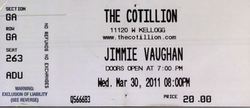 tags: Jimmie Vaughan, Wichita, Kansas, United States, Ticket, The Cotillion - Jimmie Vaughan on Mar 30, 2011 [541-small]