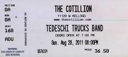 tags: Tedeschi Trucks Band, Wichita, Kansas, United States, Ticket, The Cotillion - Tedeschi Trucks Band on Aug 28, 2011 [544-small]