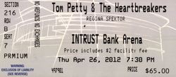 tags: Tom Petty And The Heartbreakers, Wichita, Kansas, United States, Ticket, Intrust Bank Arena  - Tom Petty And The Heartbreakers / Regina Spektor on Apr 26, 2012 [628-small]
