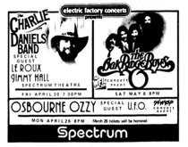 The Charlie Daniels Band / Le Roux / Jimmy Hall on Apr 30, 1982 [786-small]