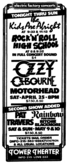 Ozzy Osbourne / Motorhead on Apr 25, 1981 [877-small]