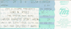 Guns N' Roses / The Brian May Band on Mar 20, 1993 [895-small]